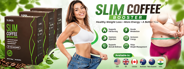 Slimqa Slim Coffee Booster — healthy weight loss, more energy, a better you. Available in the USA, UK, Canada, Australia, New Zealand and India.